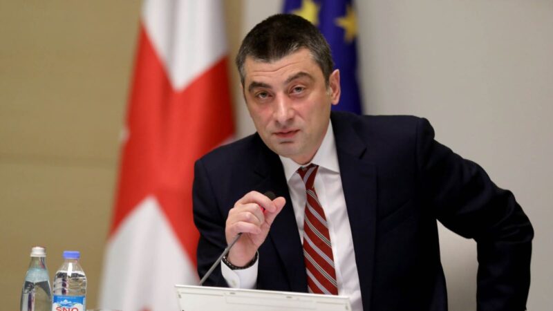 Экс-премьер Грузии Георгий Гахария дал своё первый комментарий журналистам после своей отставки 18 февраля