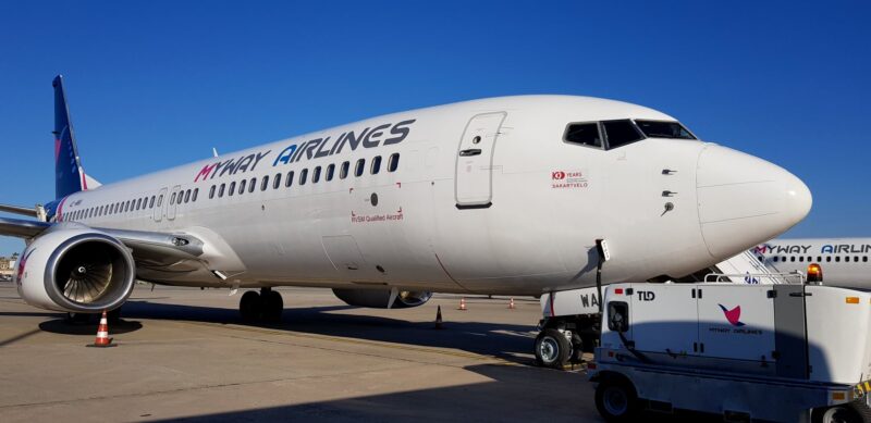 Регулятор приостановил действие сертификата авиакомпании Myway Airlines