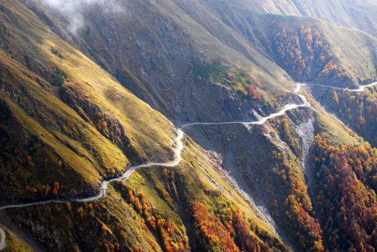 Дорога Пшавели-Абано-Омало, ведущая в высокогорную Тушетию закрыта