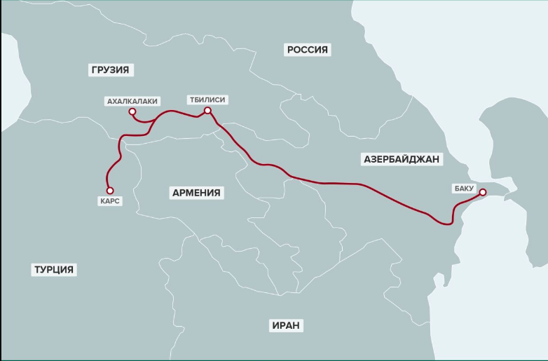 Инвестиции в проект расширения грузинской части железной дороги Баку-Тбилиси-Карс превысят 100 млн$