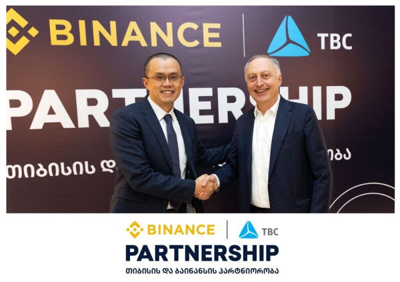 TBC Bank начал сотрудничество с международной компанией Binance — ведущим мировым поставщиком блокчейн-системы и криптовалютной инфраструктуры