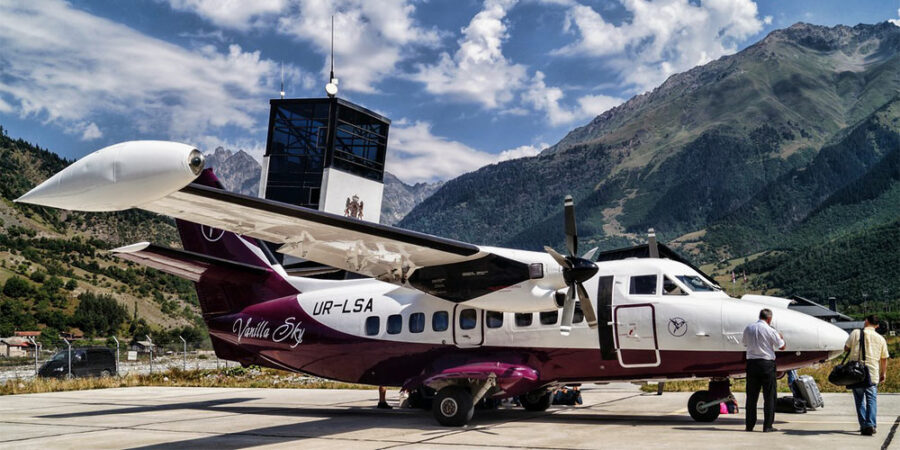 Местная грузинская авиакомпания Vanilla Sky открыла продажу билетов на август