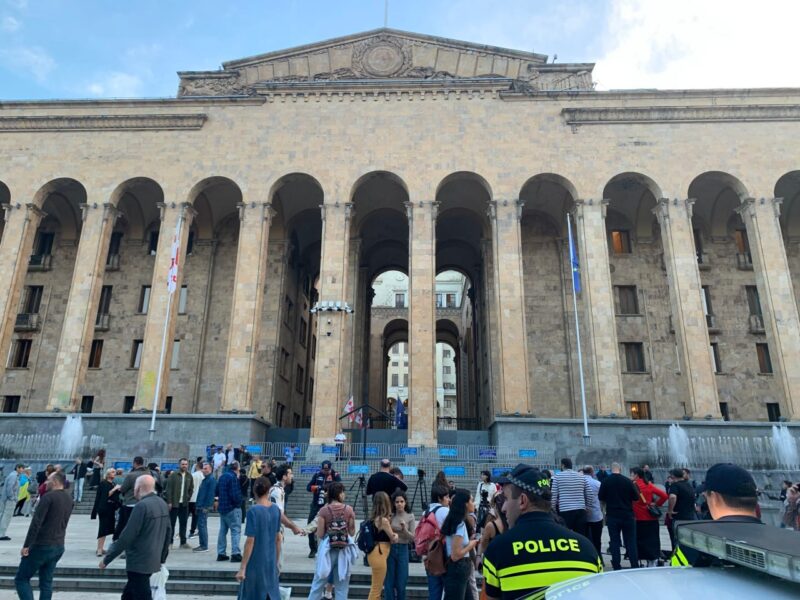 За прошедшие сутки в Тбилиси прошли три акций протеста
