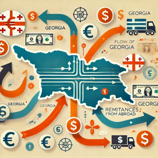Объём денежных переводов в Грузию из-за рубежа в октябре уменьшился и составил $281 млн