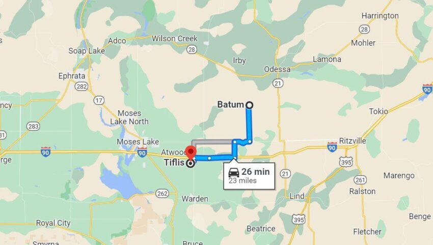 В США есть свои Тифлис и Батуми