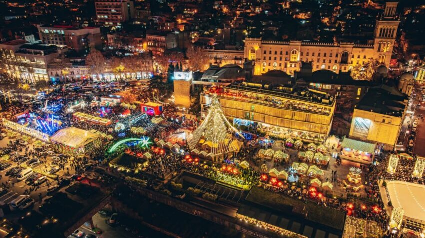 «Новогодняя деревня» в Тбилиси будет работать до 14 января