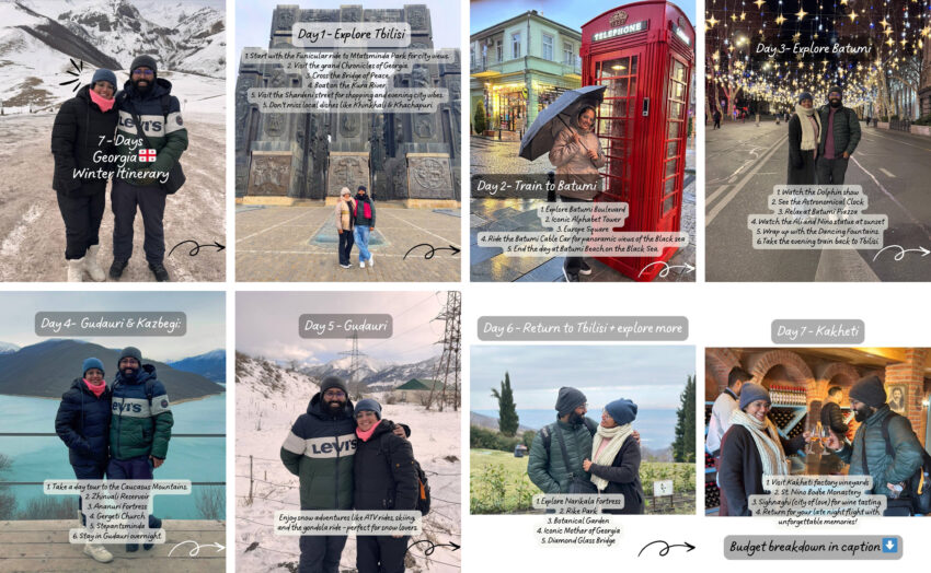 Какие локации в Грузии популярны среди индийских туристов