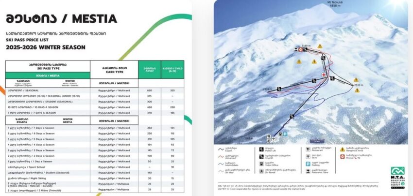 Популярный горнолыжный курорт Тетнулди в Сванети открывает зимний сезон