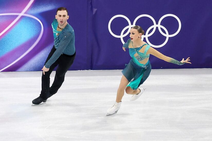  Грузинская пара Лука Берулава и Анастасия Метелкина после первого дня спортивных пар в фигурном катании идут на втором месте и претендуют на первые в истории страны “зимние” медали