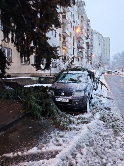Многочисленные районы Тбилиси из-за непогоды остались без электричества, водоснабжения и интернета