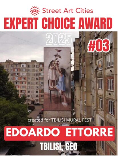 Тбилисский мурал вошёл в число лучших работ за 2025 год по версии Street Art Cities Expert Choice Awards